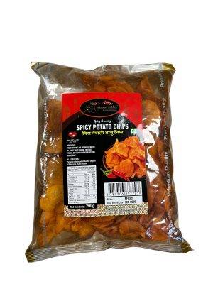 SPICY POTATO CHIPS (200 GM )