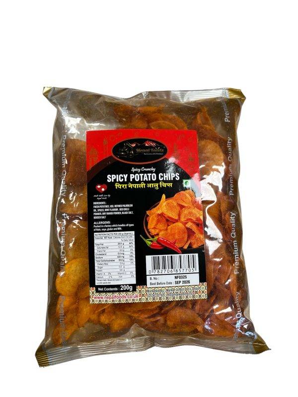 SPICY POTATO CHIPS (200 GM )