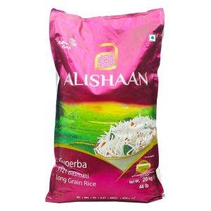 ALISHAAN SUPERBA BASMATI RICE (20 KG)