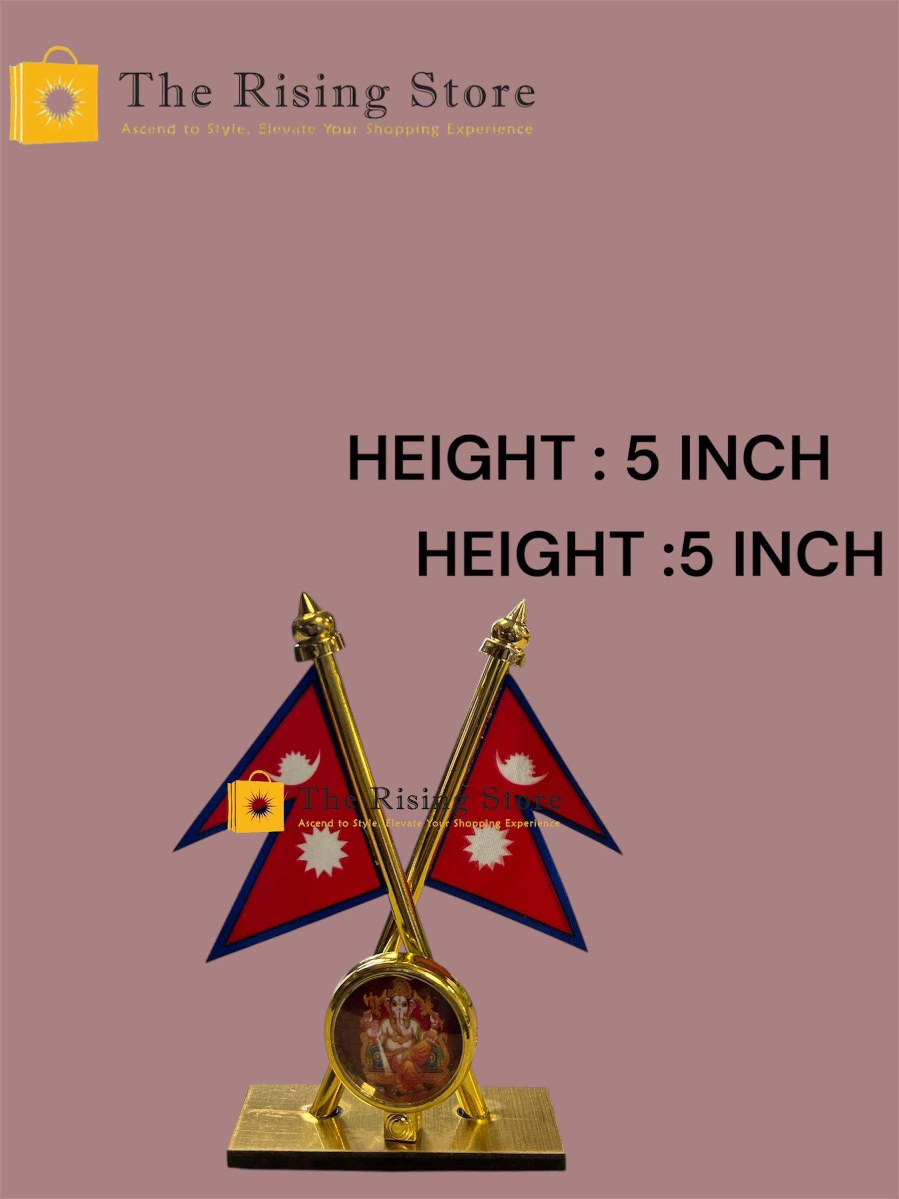 Nepal flag for car dashboard ( 5 Inch)