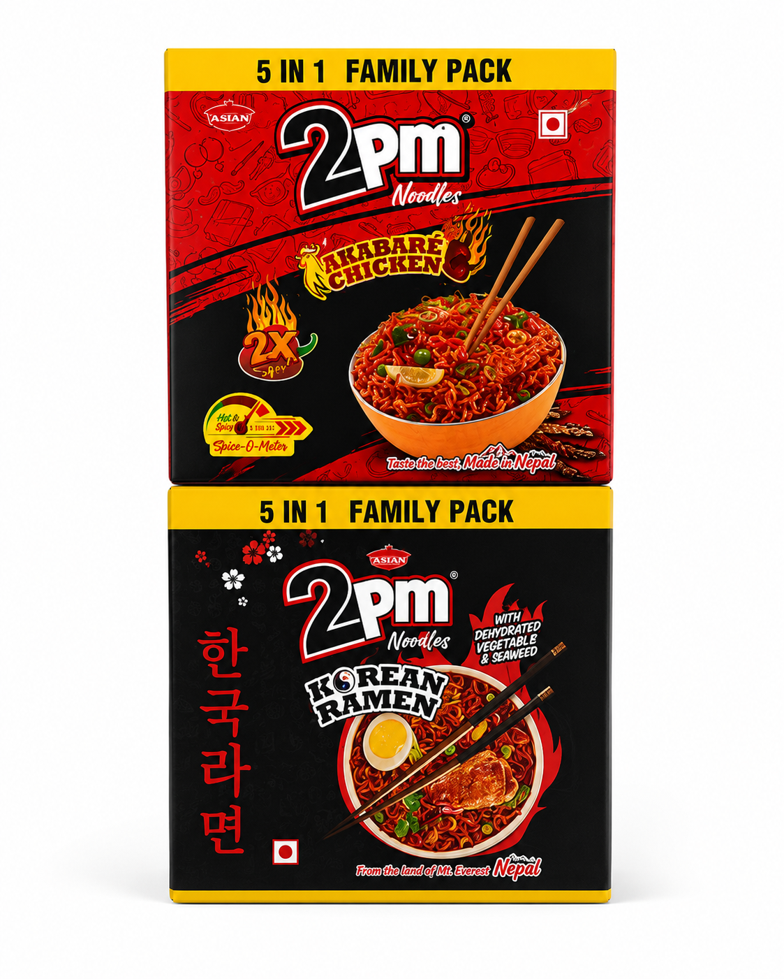 2PM MIX COMBO - BLACK & RED NOODLES