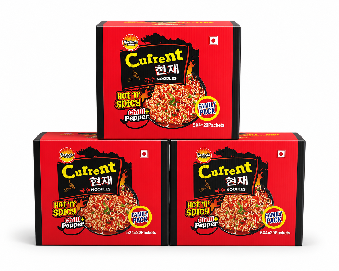 CURRENT HOT & SPICY NOODLES COMBO - 3BOXES
