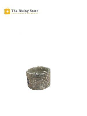 Silver stone bangle :12 pcs