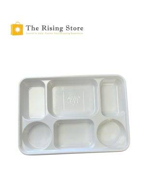 BHOJ REUSABLE COMPARTMENT PLATE (10 PCS)