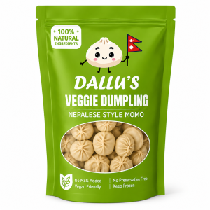 DALLU'S VEGETABLE MOMO - 950GM (T&C APPLIED)
