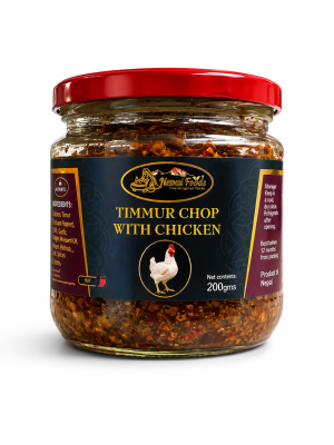 CHICKEN PICKLE WITH TIMUR CHOOP (CHICKEN ACHAR WITH TIMUR CHOOP) - 200GM