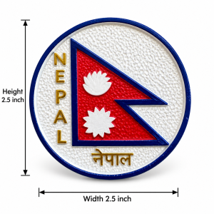 NEPAL FLAG - MAGNET BASED