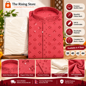 MENS KURTA SET - ROSE PINK COLOUR